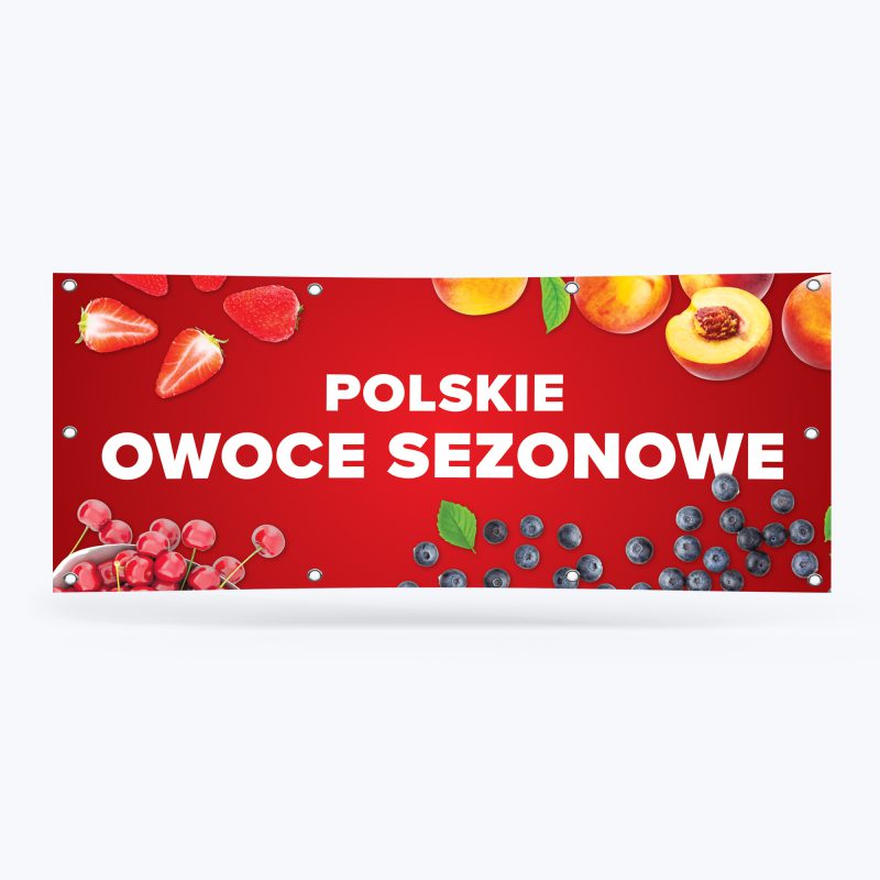 Baner Owoce sezonowe