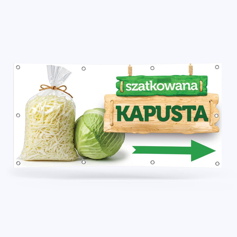 Baner Kapusta Szatkowana