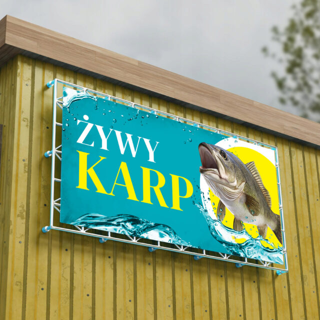 Baner Żywy Karp